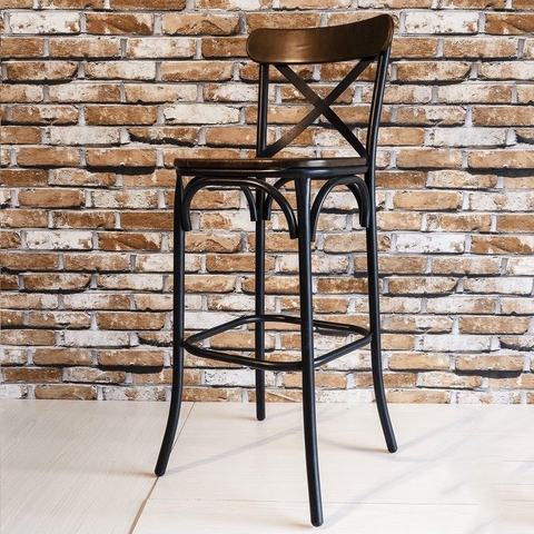 Bàn ghế khung sắt HA119