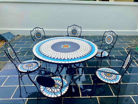 Bàn ghế ngoài trời HA332