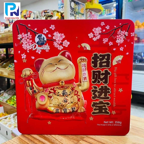 Bánh quy Mèo thần tài 358gr