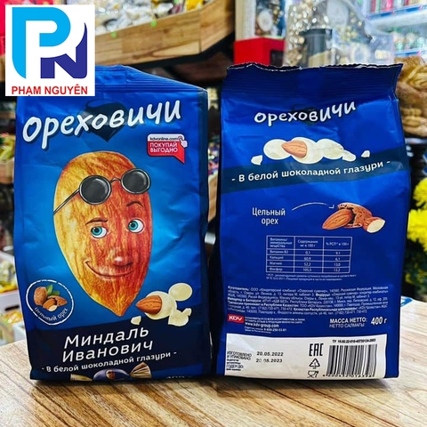 Kẹo Ivan socola hạnh nhân Nga