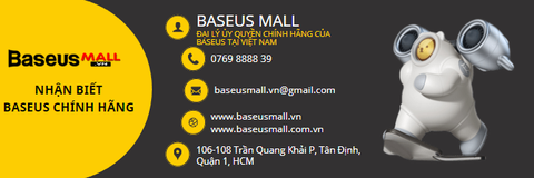 Cách nhận biết Baseus chính hãng tại Việt Nam