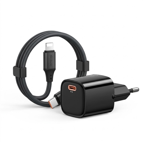 Bộ Sạc Nhanh Mcdodo Nano 20W PD | Kèm Cáp Sạc Nhanh, Củ Sạc Siêu Nhỏ