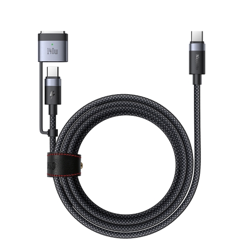 Cáp Sạc Siêu Nhanh Mcdodo PD3.1 240W | 2 trong 1, Sạc Laptop Type-C & Từ Tính