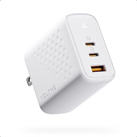 Củ Sạc Nhanh Voltme Revo 65W | Công Nghệ GaN III, 2Type-C + USB, Sạc Nhanh Laptop & Điện Thoại
