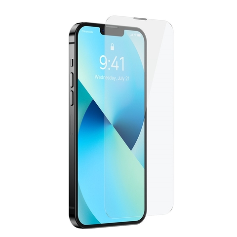 Kính Cường Lực Baseus Crystal Chống Bụi Loa Cho iPX/11/12/13 | Bản HD & Chống Nhìn Trộm 28 Độ