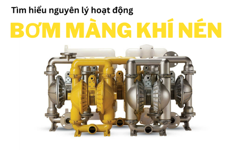 Nguyên lý hoạt động của bơm màng khí nén?