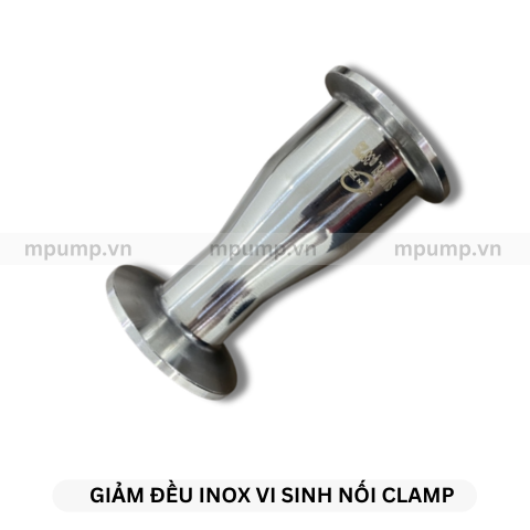 Giảm đồng tâm inox vi sinh khớp nối nhanh