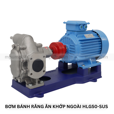 Máy bơm bánh răng inox 304 HLG50-SUS-MC