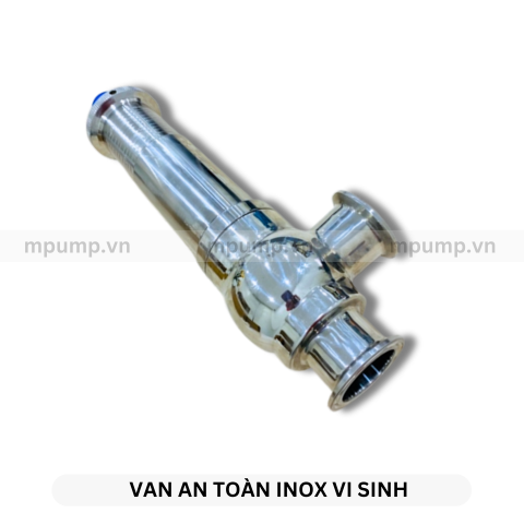 Van an toàn inox vi sinh khớp nối nhanh