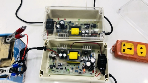 Bộ sạc bình ắc quy 12V-24V