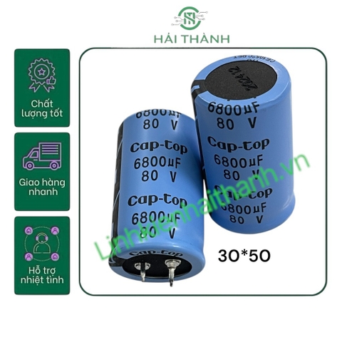 Tụ điện CAPTOP 6800UF 80V 30*50