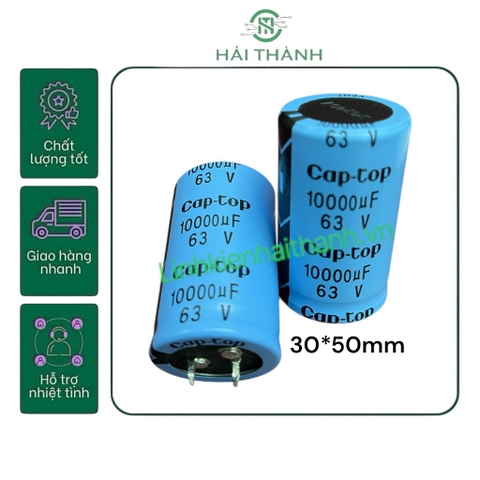 Tụ điện CAPTOP 63V 10000UF 30*50MM