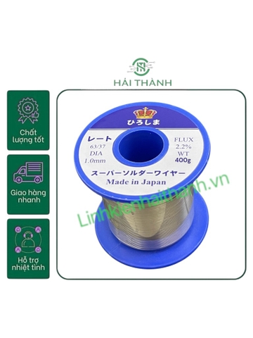 Thiếc Hàn JAPAN TỶ LỆ 63/37 SỢI 1,0mm (400g)