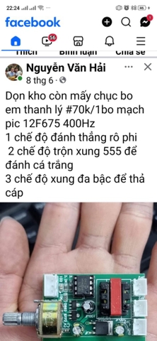 Mạch pic 3 chế độ 12F675