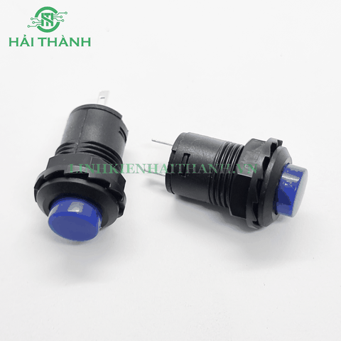 CÔNG TẮC NHẤN GIỮ PB-1201 1.5A 250VAC MÀU XANH