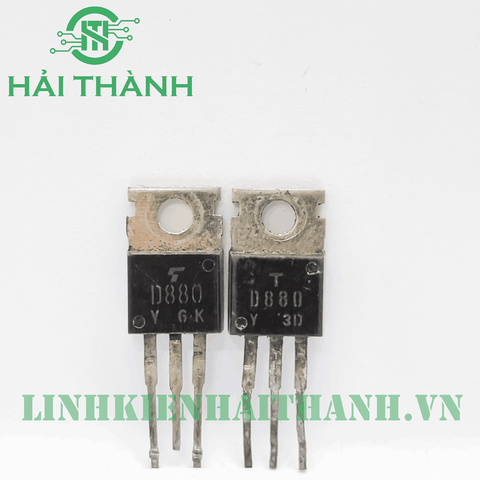D880 THÁO MÁY LƯNG ĐỒNG TRANSISTORS NPN TO-220 (3A,60V,30W)