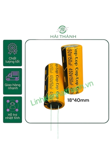 Tụ điện CAPTOP 150UF 450V 18*40