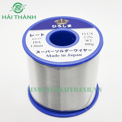THIẾC HÀN JAPAN TỶ LỆ 63/37 800G SỢI 1.0MM
