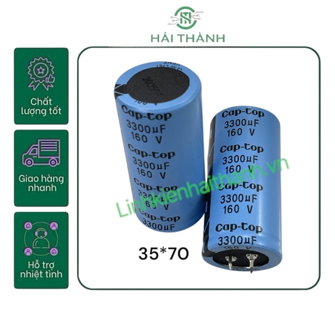 Tụ CAPTOP 3300UF 160V 35*70