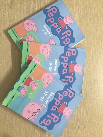 9A.1 Bộ Peppa Pig Season 1-3 QUYỂN- 262T-in phun