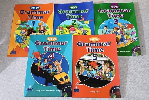204. Combo New Grammar Time level 1,2,3,4,5 ( 5 quyển ) Phun