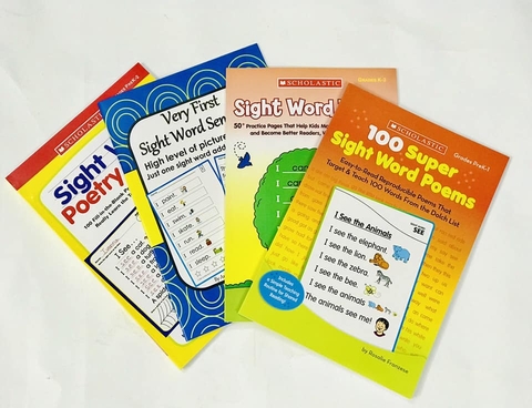 BỘ SIGHT WORD BỘ 4 QUYỂN