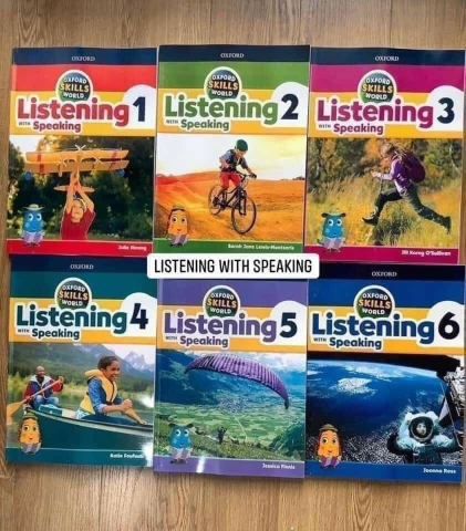 Listening with speaking - Trọn Bộ 6 cuốn Sách Luyện Kỹ Năng Nghe và Nói Tiếng Anh Từ Cơ Bản Đến Nâng Cao