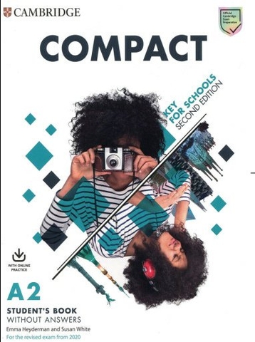 5A24+25. Bộ COMPACT A2 KEY FOR SCHOOL (SB+WB) (135+62) - LASER