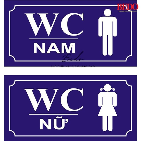 BIỂN CHỈ DẪN NHÀ VỆ SINH