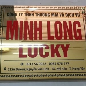 BIỂN CÔNG TY CHẤT LIỆU ĐỒNG DÁN DECAL