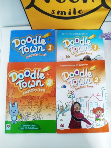 4A085.192+086.193 Bộ DOODLE TOWN 2 ( SB+WB ) (100/96)- LASER