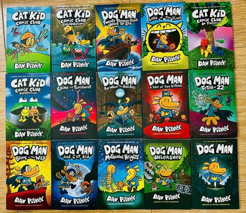 Dogman bìa cứng 15 cuốn -Sách nhập khẩu