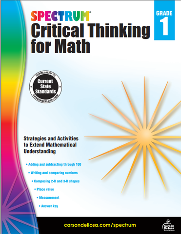 73A2.1 Spectrum Critical Thinking for Math 1
