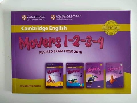 Cambridge in gộp Authentic Movers 1,2,3,4