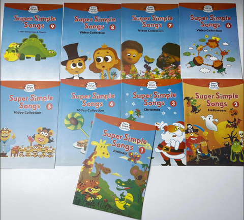 [SÁCH NHẬP KHẨU] SUPER SIMPLE SONG BỘ 9 CUỐN (KÈM AUDIO)