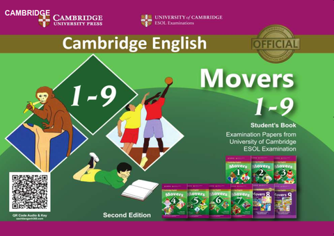 2A111. Movers test 1-9 in gộp A5 (326T) in phun bìa mới