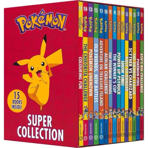 [ Sách nhập khẩu] POKEMON boxset 15 cuốn
