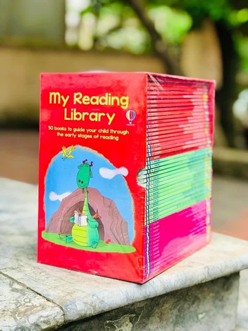 ( Sách nhập khẩu) Usborne Second Reading Library - 50 Cuốn - Usborn đỏ