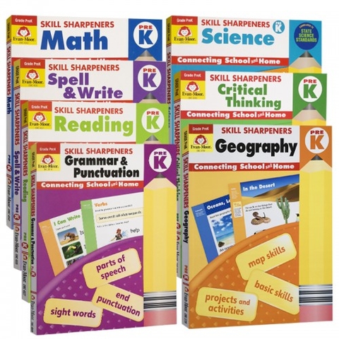 ( Sách nhập khẩu) Skill sharperners Lv Pre K