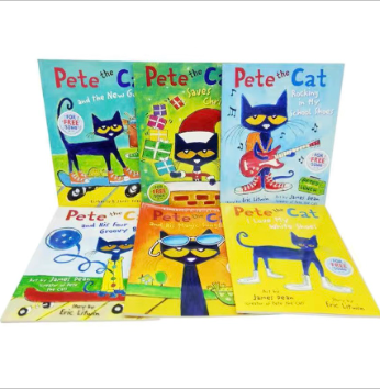 (Sách nhập khẩu) Pete the Cat ( 6 cuốn)