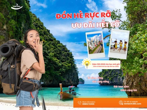 Tam Sinh Travel: Đón hè rực rỡ - Ưu đãi hết cỡ