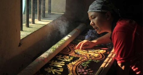 Nét Tinh Xảo Trong Từng Mũi Thêu Ở Làng Thêu Thanh Hà