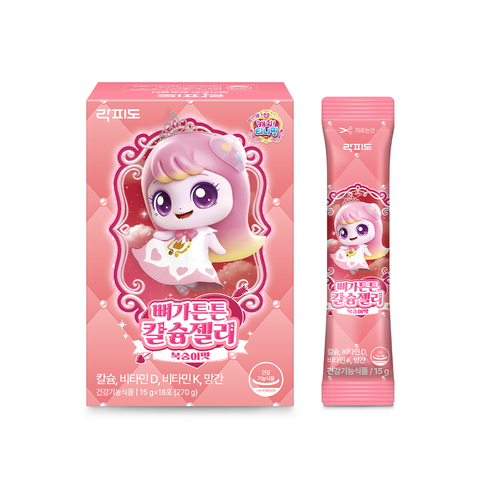 락피도 캐치티니핑 시즌6 뼈가튼튼 칼슘젤리 (15gx18포)