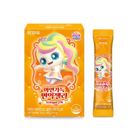 락피도 캐치티니핑 시즌6 아연가득 면역젤리 (15gx18포)