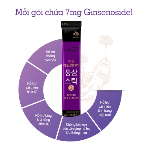 진생 에브리데이 홍삼스틱 순 10ml x 30포