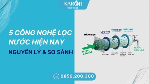 Các Công Nghệ Lọc Nước Hiện Nay – So Sánh & Nên Chọn Loại Nào?