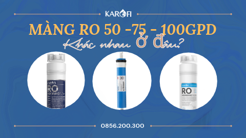 Màng RO 50, 75, 100 GPD Khác Nhau Thế Nào? Nên Chọn Loại Nào?