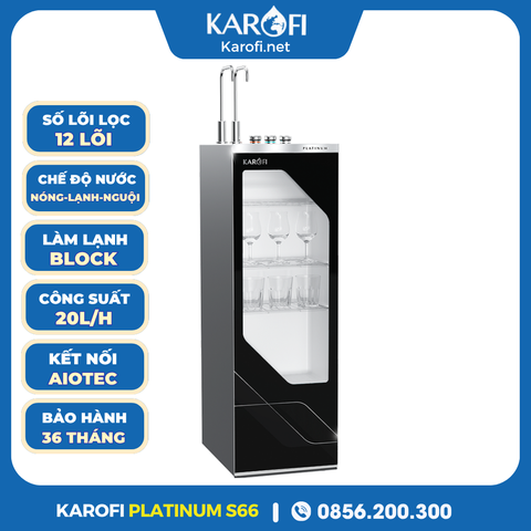 Máy Lọc Nước Nóng Lạnh Karofi PLATINUM S66
