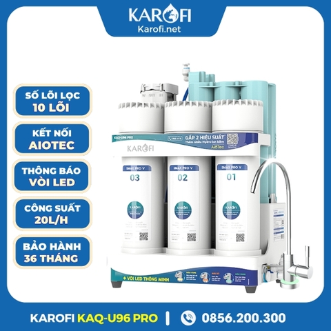 Máy Lọc Nước Karofi Tủ Bếp KAQ-U96 PRO