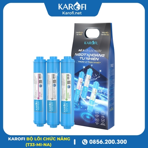 Bộ 3 Lõi Chức Năng Karofi Mẫu Mới (T33, Mi, Nano)